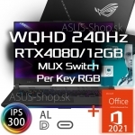 ROG Strix SCAR 17 G733PZ WQHD R9-7845HX RTX4080/12G 32GB 2TB SSD W11H čierny