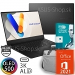 ASUS VivoBook S15 OLED M5506NA 15.6 3K R7-7535HS Radeon  512GB SSD 16GB W11Pro čierny