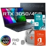 ASUS VivoBook Pro 15 M3500QC FHD R5-5600H RTX3050/4G 512GB SSD 16GB FP W11Pro modrý