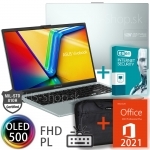 ASUS Vivobook Go 15 E1504FA FHD OLED R5-7520U 512GB SSD 8GB W11H zelený