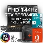 ASUS TUF F17 FX707ZC4 17.3 FHD i5-12500H RTX3050/4G 32GB 1TB SSD W11H šedý