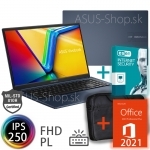 ASUS VivoBook 15 X1504ZA FHD i7-1255U Iris Xᵉ 1TB SSD 24GB W11Pro modrý