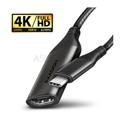 AXAGON  RVC-HI2M  redukcia adaptér USB-C na HDMI 2.0/ 4K/ 60Hz HDR10