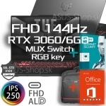 ASUS TUF A17 FA707RM 17.3 FHD R7-6800H RTX3060/6G 32GB 2.5TB SSD W11H šedý