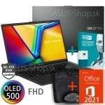 ASUS Vivobook Go 15 E1504FA FHD OLED R5-7520U 512GB SSD 8GB W11H čierny
