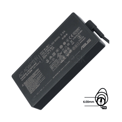 ASUS orig. adaptér pre notebook  6.0mm 150W 20V 3pin bez sieťovej šnúry