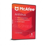 McAfee Antivirus 1PC/ 3roky licenčný kľúč