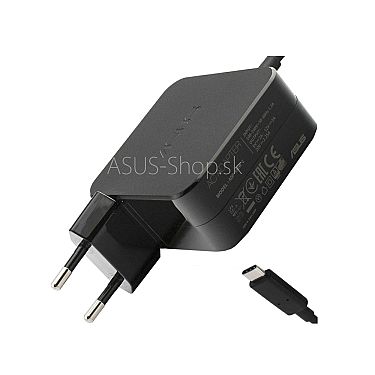 ASUS orig. adaptér pre notebook USB-C 45W 5V/ 9V/ 15V/ 20V EU plug čierny