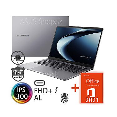 ASUS Expertbook P3 P3405CVA 14 FHD+ i5-13420H UHD 1TB SSD 16GB FP W11Pro šedý ASUS Expertbook P3 P3405CVA 14 FHD+ i5-13420H UHD 1TB SSD 16GB FP W11Pro šedý
