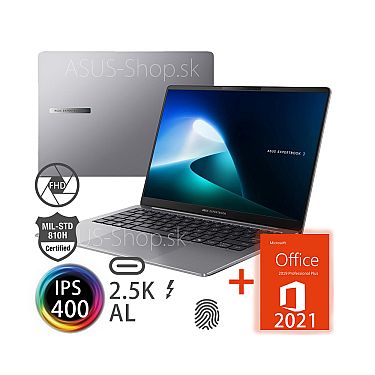 ASUS Expertbook P5 P5405CSA 14 QHD+ Ultra 7-258V Arc™ 140V 1TB SSD 32GB FP W11Pro šedý 3R ON-SITE NBD ASUS Expertbook P5 P5405CSA 14 QHD+ Ultra 7-258V Arc™ 140V 1TB SSD 32GB FP W11Pro šedý 3R ON-SITE NBD