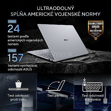 ASUS Expertbook Ultra OLED B9406CAA 14 3K dotyk Ultra X7-358H Arc™ 2TB SSD 64GB FP W11Pro 3R on-site šedý