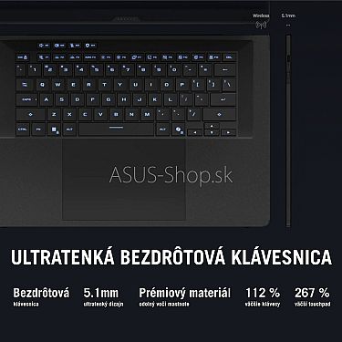 ASUS ROG Zephyrus Duo 16 GX651AX 3K dotyk Ultra 9-386H RTX5090/24G 64GB 2TB SSD W11Pro šedý