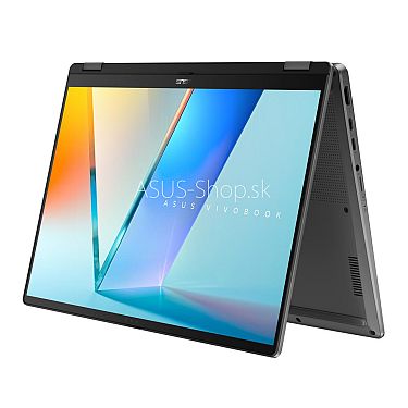 ASUS Vivobook 14 Flip OLED TP3407SA FHD+ dotyk Ultra 5-226V Arc™ 512GB SSD 16GB W11H šedý bez adap ASUS Vivobook 14 Flip OLED TP3407SA FHD+ dotyk Ultra 5-226V Arc™ 512GB SSD 16GB W11H šedý bez adap