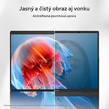 ASUS Zenbook DUO UX8407AA 14 3K dotyk Ultra X9 Arc™ 2TB 32GB W11Pro šedý