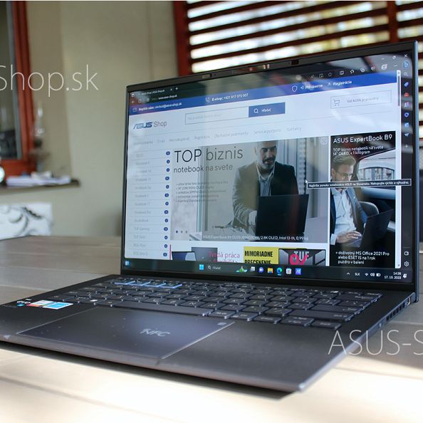 ASUS Zenbook 14 UX3405CA s Intel Core Ultra na každý pracovný stôl