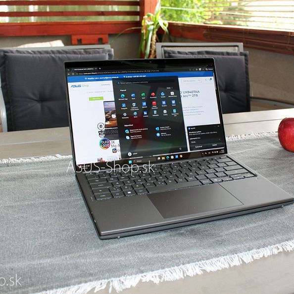 ASUS Zenbook DUO UX8407AA 14 3K dotyk Ultra X9-388H Arc™ 1TB 32GB W11H šedý bez adap