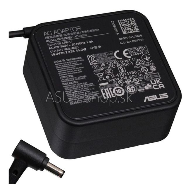 ASUS orig. adaptér pre notebook 4.5PHI 45W 19V 3pin bez sieťovej šnúry