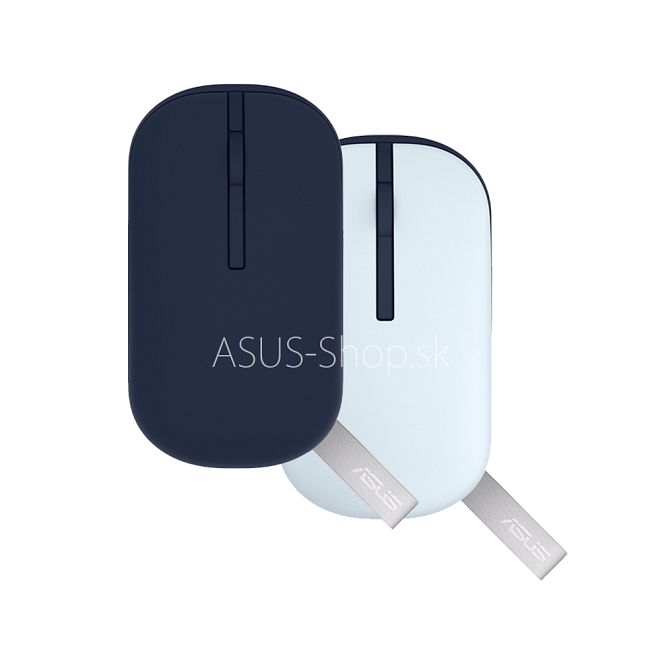 ASUS mouse Marshmallow MD100 - Quiet Blue optická bezdrôtová myš s magnetickými krytmi modrá a svetlomodrá ASUS mouse Marshmallow MD100 - Quiet Blue optická bezdrôtová myš s magnetickými krytmi modrá a svetlomodrá