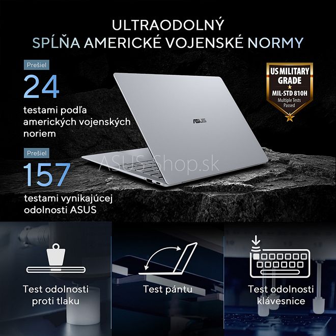ASUS Expertbook Ultra OLED B9406CAA 14 3K dotyk Ultra X7-358H Arc™ 2TB SSD 64GB FP W11Pro 3R on-site čierny ASUS Expertbook Ultra OLED B9406CAA 14 3K dotyk Ultra X7-358H Arc™ 2TB SSD 64GB FP W11Pro 3R on-site čierny