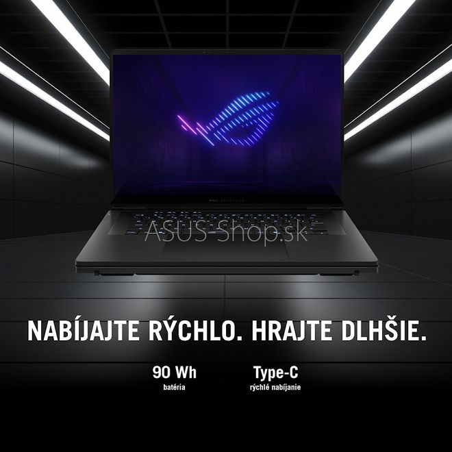 ASUS ROG Zephyrus Duo 16 GX651AX 3K dotyk Ultra 9-386H RTX5090/24G 64GB 4TB SSD W11Pro šedý 