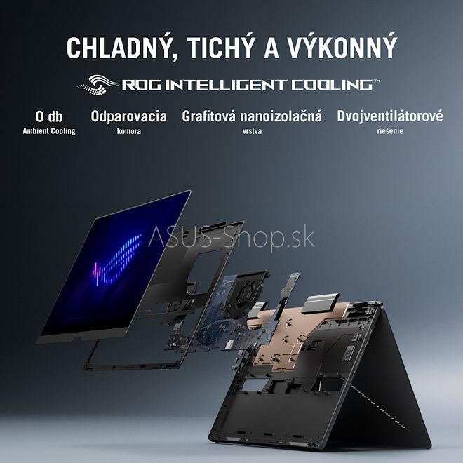 ASUS ROG Zephyrus Duo 16 GX651AX 3K dotyk Ultra 9-386H RTX5090/24G 64GB 2TB SSD W11Pro šedý