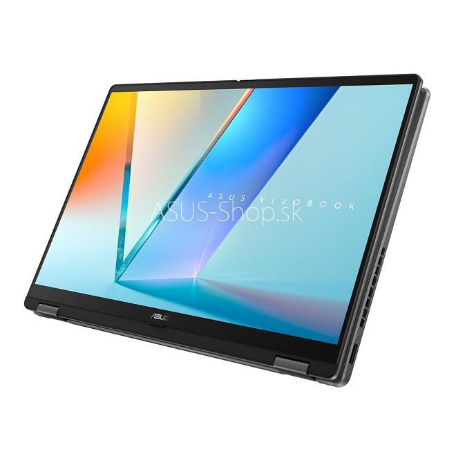 ASUS Vivobook 14 Flip OLED TP3407SA FHD+ dotyk Ultra 5-226V Arc™ 512GB SSD 16GB W11H šedý bez adap ASUS Vivobook 14 Flip OLED TP3407SA FHD+ dotyk Ultra 5-226V Arc™ 512GB SSD 16GB W11H šedý bez adap