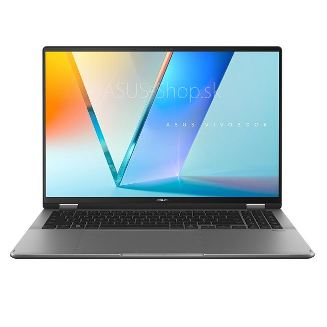 ASUS Vivobook 16 Flip OLED TP3607SH 3K dotyk Ultra 7-258H RTX5050/8G 1TB SSD 32GB W11Pro šedý