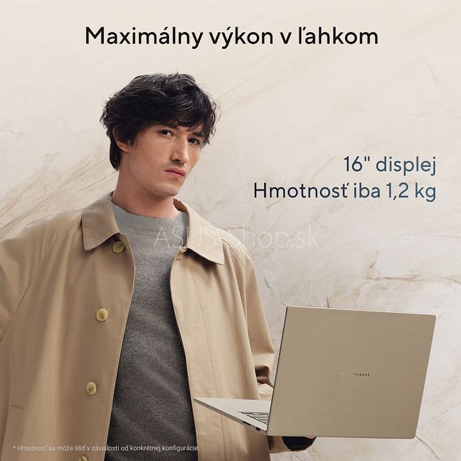 ASUS Zenbook A16 UX3607OA 16 OLED 3K Snapdragon Elite Extreme X2E-94-100 Adreno 1TB SSD 24GB Win11Pro zlatý ASUS Zenbook A16 UX3607OA 16 OLED 3K Snapdragon Elite Extreme X2E-94-100 Adreno 1TB SSD 24GB Win11Pro zlatý