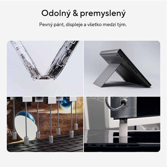 ASUS Zenbook DUO UX8407AA 14 3K dotyk Ultra X9 Arc™ 2TB 32GB W11Pro šedý