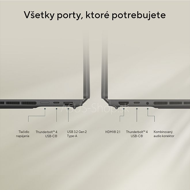 ASUS Zenbook DUO UX8407AA 14 3K dotyk Ultra 9-386H 1TB 32GB W11H šedý