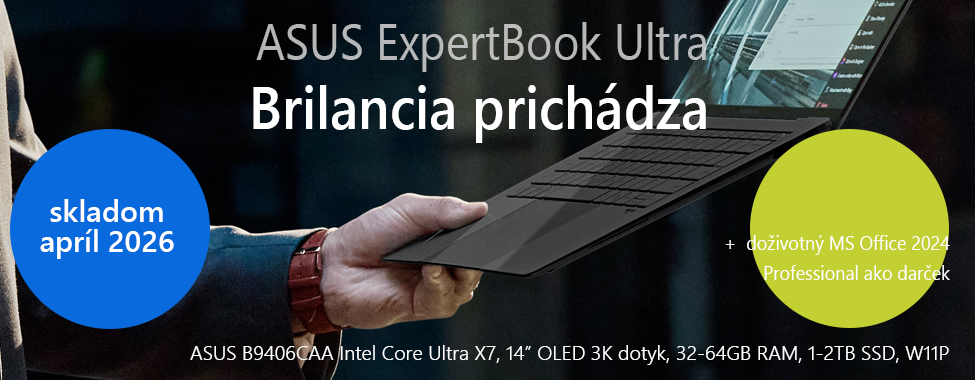 Brilancia prichádza. Nový ASUS ExpertBook Ultra. So skvelým darčekom, doživotnou licenciou MS Office 2024 Profesional. Brilancia prichádza. Nový ASUS ExpertBook Ultra. So skvelým darčekom, doživotnou licenciou MS Office 2024 Profesional.